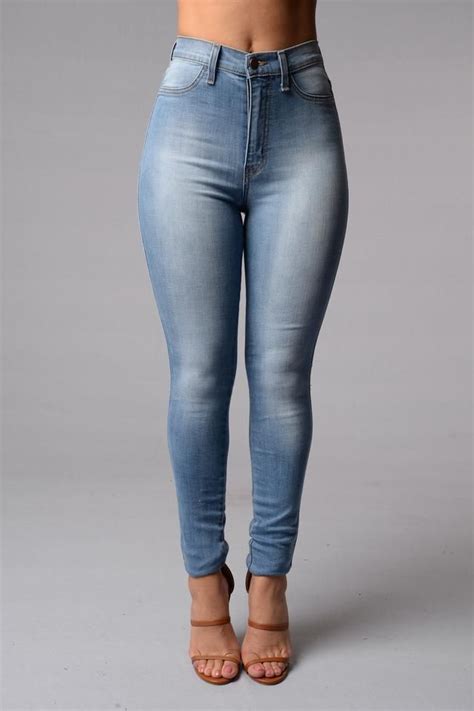 classic high waist skinny jeans light wash in 2019 clothes stretch jeans jeans hosen