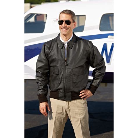 modern leather flight jacket  sportys pilot shop