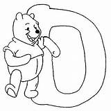 Winnie Pooh Coloring Pages Alphabet Disney Abc Characters Friends Choose Board Printable Draw Print Drawing Getcolorings Fine sketch template