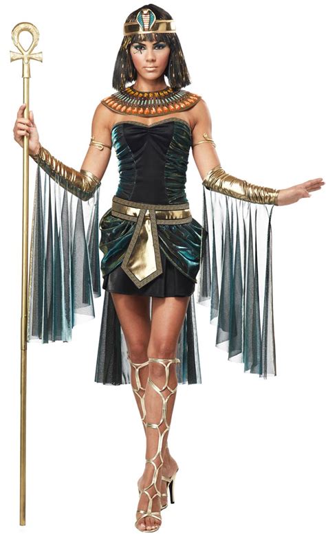sexy deluxe egyptian goddess ladies fancy dress cleopatra egypt womens