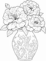 Coloring Pages Complex Flower Difficult Getcolorings Adults Getdrawings sketch template