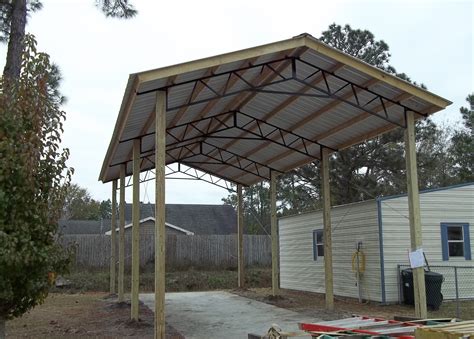 Photos Pole Barn Kits Florida Metal Trusses Backwood Buildings