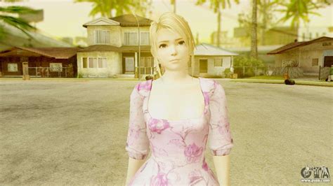 dead or alive 5 lr marie rose casual dress for gta san andreas