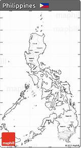 Map Blank Philippines Simple Maps sketch template