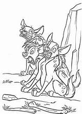 Hyena sketch template