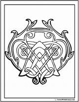 Celtic Coloring Pages Designs Irish Animal Printable Scottish Knot Crosses Print Intricate Adult Sheets Geometric Fuzzy Colorwithfuzzy Pdf Adults Gaelic sketch template