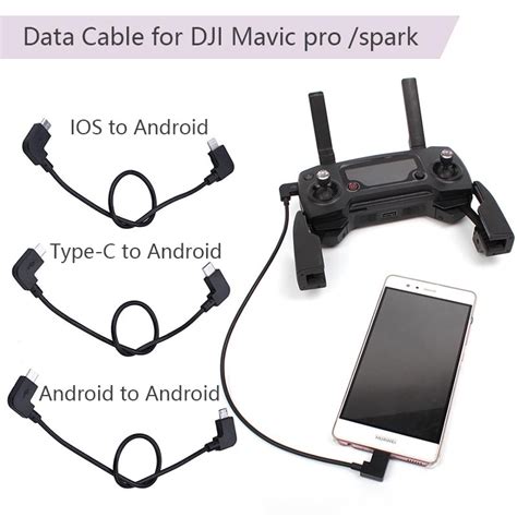 data cable  dji mavic pro platinum air mavic  zoom micro usb transport  ios type  adapter