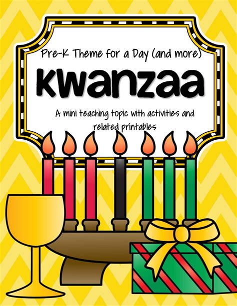 kwanzaa centers activities  printables  preschool  pre
