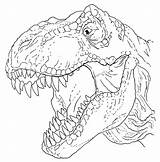 Tyrannosaurus Dinosaurs sketch template