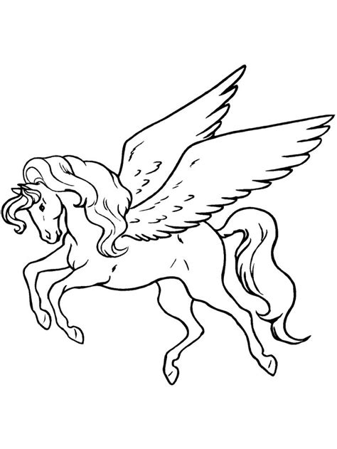 pegasus unicorn coloring pages horse coloring pages unicorn