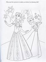 Coloring Frozen Fever Annas Fanpop Lovebugsandpostcards Powers Snow sketch template