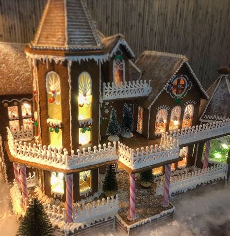 gingerbread house detaljerat pepparkakshus cool gingerbread houses