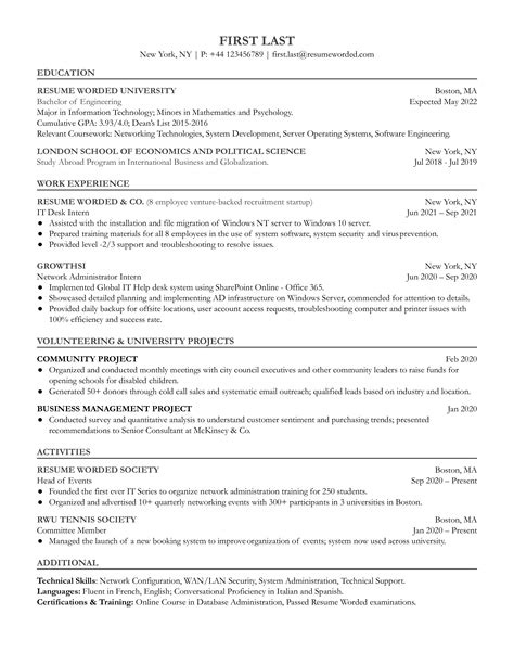 junior salesforce administrator resume    resume worded