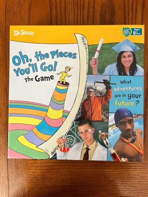 dr seuss game oh the places you ll go board game ages 8 and up 2008
