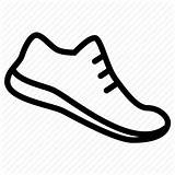 Shoe Shoes Outline Running Clip Clipart Drawing Track Easy Illustration Icon Converse Simple Transparent Sport Sneakers Text Draw Hobby Speed sketch template