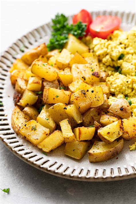 breakfast potatoes recipe crispy tender  simple veganista