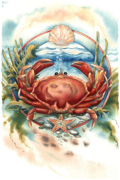 dont  crabby par jody bergsma painting animal paintings art