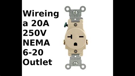 wiring    nema   outlet youtube