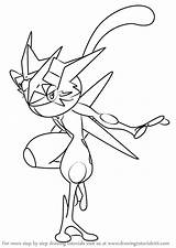 Pokemon Greninja Getdrawings Pokémon sketch template