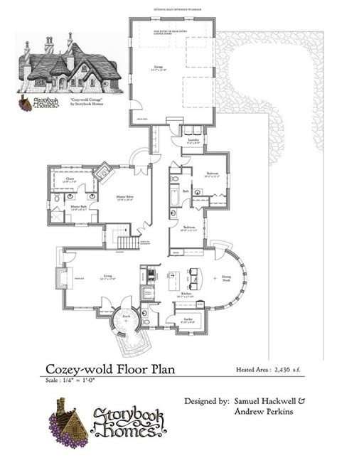 storybook cottage house plans cottage floor plans cottage design plans
