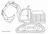 Radlader Kettenbagger Schaufel Ausmalbild Baustelle Nadines Traktor Verkehr Malvorlage Raupenbagger Deere Baustellenfahrzeuge Flugzeuge sketch template