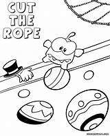 Rope Cut Coloring Pages Print Colorings sketch template