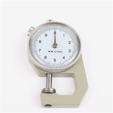 mm thickness measuring instrument flat micrometer precision leather dial thickness gauge