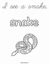 Coloring Snake Cursive Built California Usa sketch template