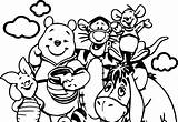 Winnie Pooh Coloring Outdoor Wecoloringpage sketch template