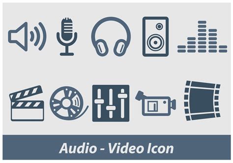 audio  video vector icon   vector art stock graphics images