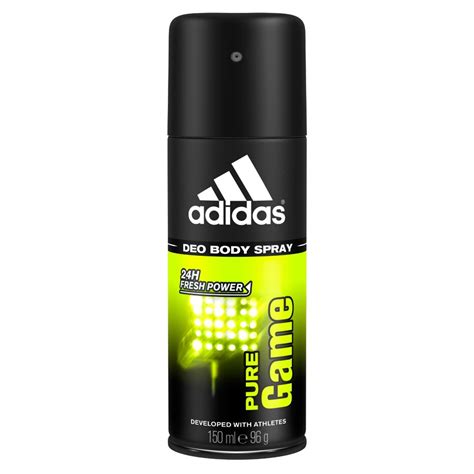 adidas body spray pure game   ml grays home deliveries