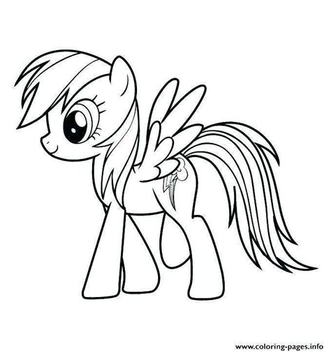 fresh coloring pages rainbow dash    pony coloring