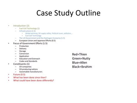 case study outline powerpoint    id