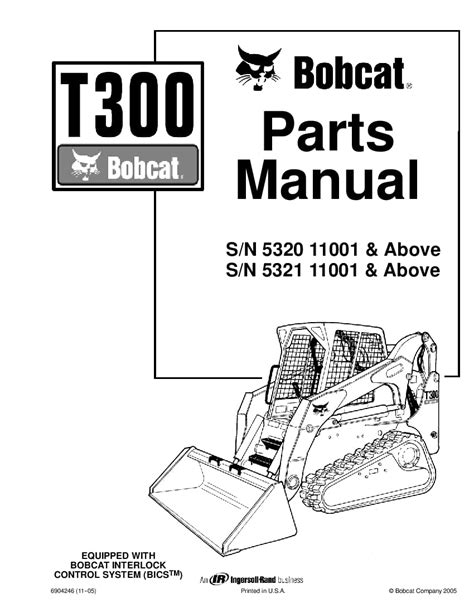 bobcat  compact track loader parts manual   service manual repair manual