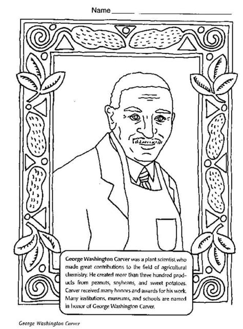 printable coloring pages  black history month black history month
