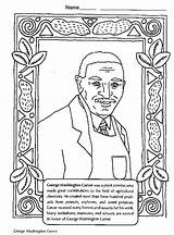History Pages Coloring Month Carver George Washington Printable Colouring Inventors Activities Kids African Coloringbookfun Americans Inventor Crafts February sketch template