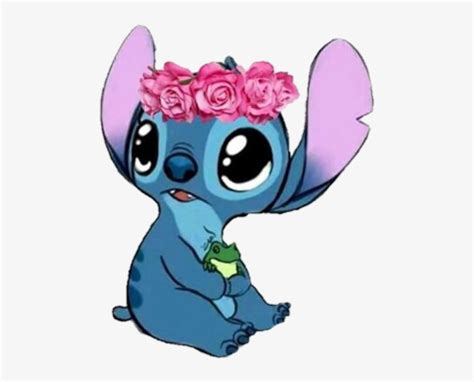 cute stitch baby  transparent png  pngkey