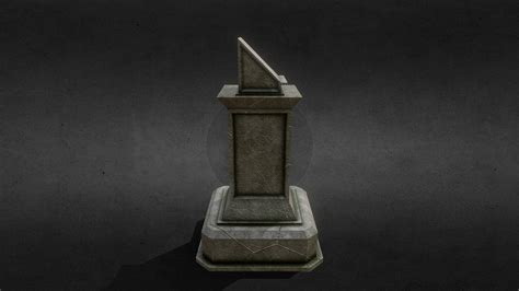 ancient tome pedestal  model  aaroncd ataarongtr bdb sketchfab
