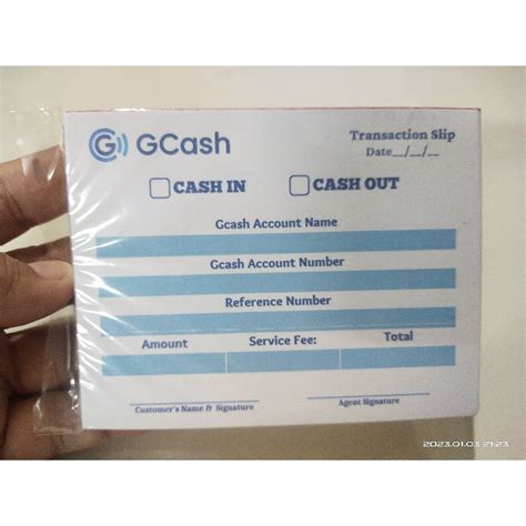 gcash transaction slip gcash cash  cash  form shopee philippines