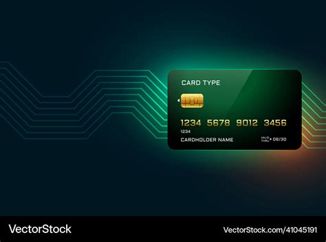 credit card digital concept background royalty  vector