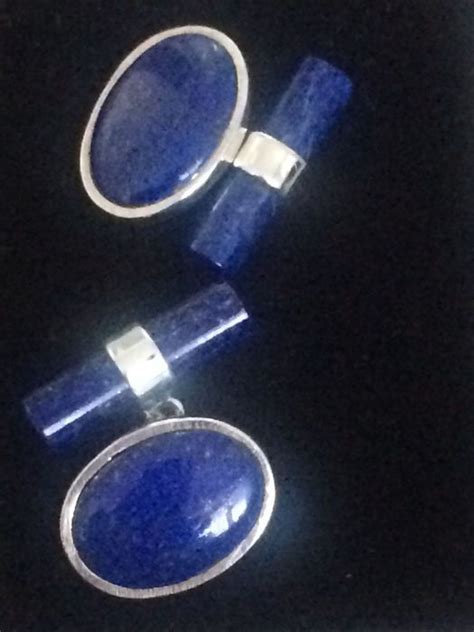 lapis lazuli cuff links ca   reserve catawiki cufflinks jewelry auctions mens