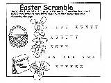 Scramble Easter Crayola Coloring Au sketch template