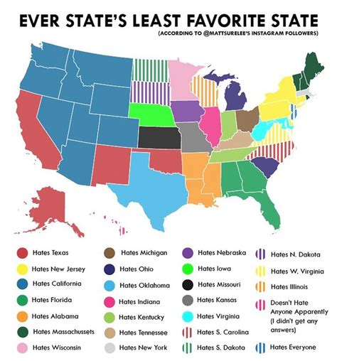 favorite  state   state mapped vivid maps