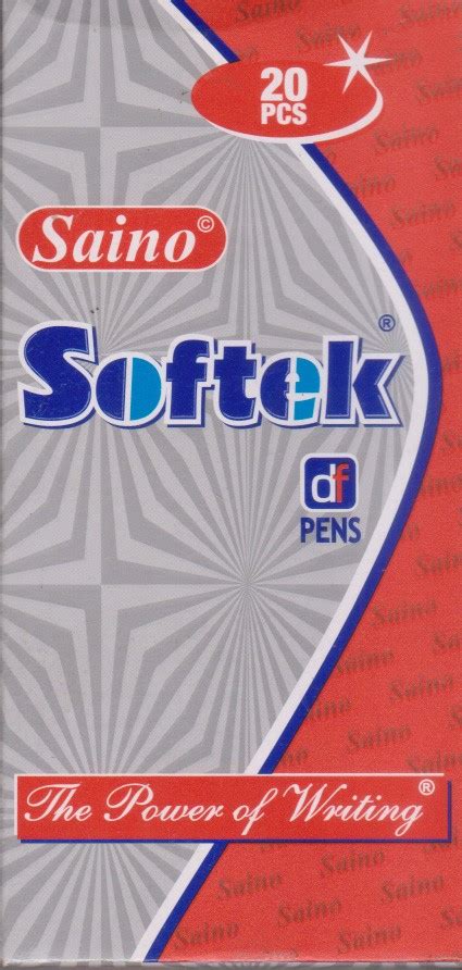 saino softek  box  blue pens jsn books  largest