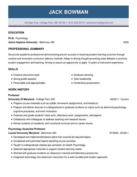 resume examples  industry job title livecareer