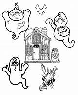 Coloring Pages Ghost Halloween Color Kids Printable Fun Ghosts These Addition Check Central sketch template