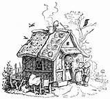 Drawing Hansel Gretel Writer Drawings Witch Collection Google Paintingvalley Tales Fairy Cottage sketch template
