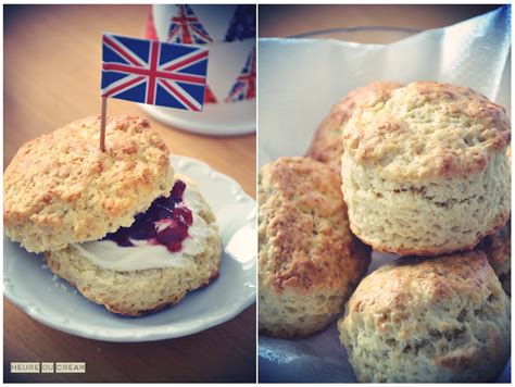scones british cake typical british cream tea muffins jus dorange