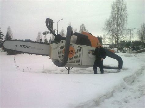 Giant S Chainsaw Joensuu Finland Image Stihl