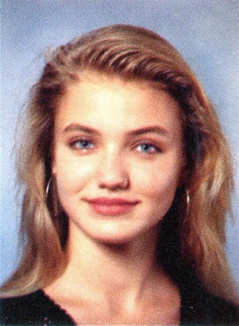 Cameron Diaz In Highschool Celebrity Yearbook Photos Yearbook Photos